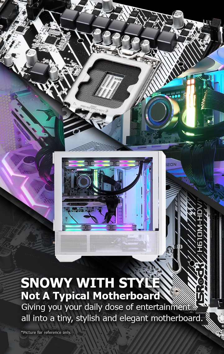 ASRock マザーボード H610M-HDV/M.2 Intel H610 シリーズ CPU (LGA1700) 対応 H610 Micr ASRock マザーボード H610M-HDV⁄M.2 Intel H610 シリーズ 第12世代 CPU