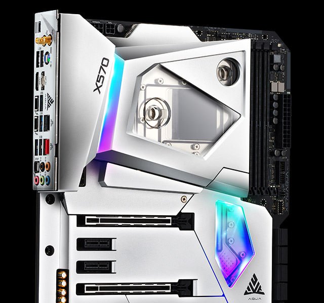 【美品/動確済】ASRock X570 AQUA 10G LAN 水冷 Socket AM4 Ryzen 9 5950X対応 Thunderbolt3 NVMe Wi-Fi 6 AQUANTIA Type-C 999枚限定 ASRock \u003e X570 AQUA