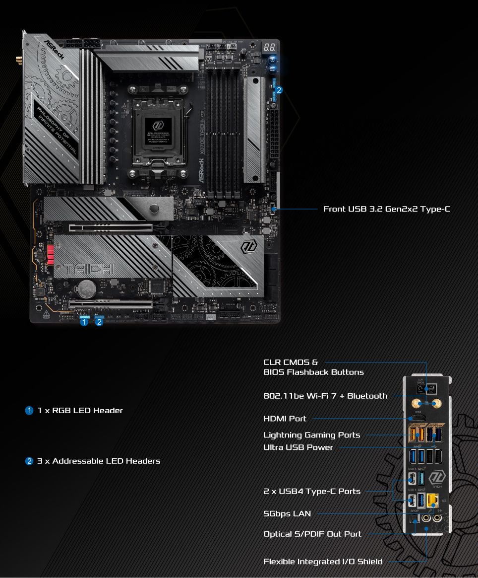 ASRock > X870E Taichi Lite