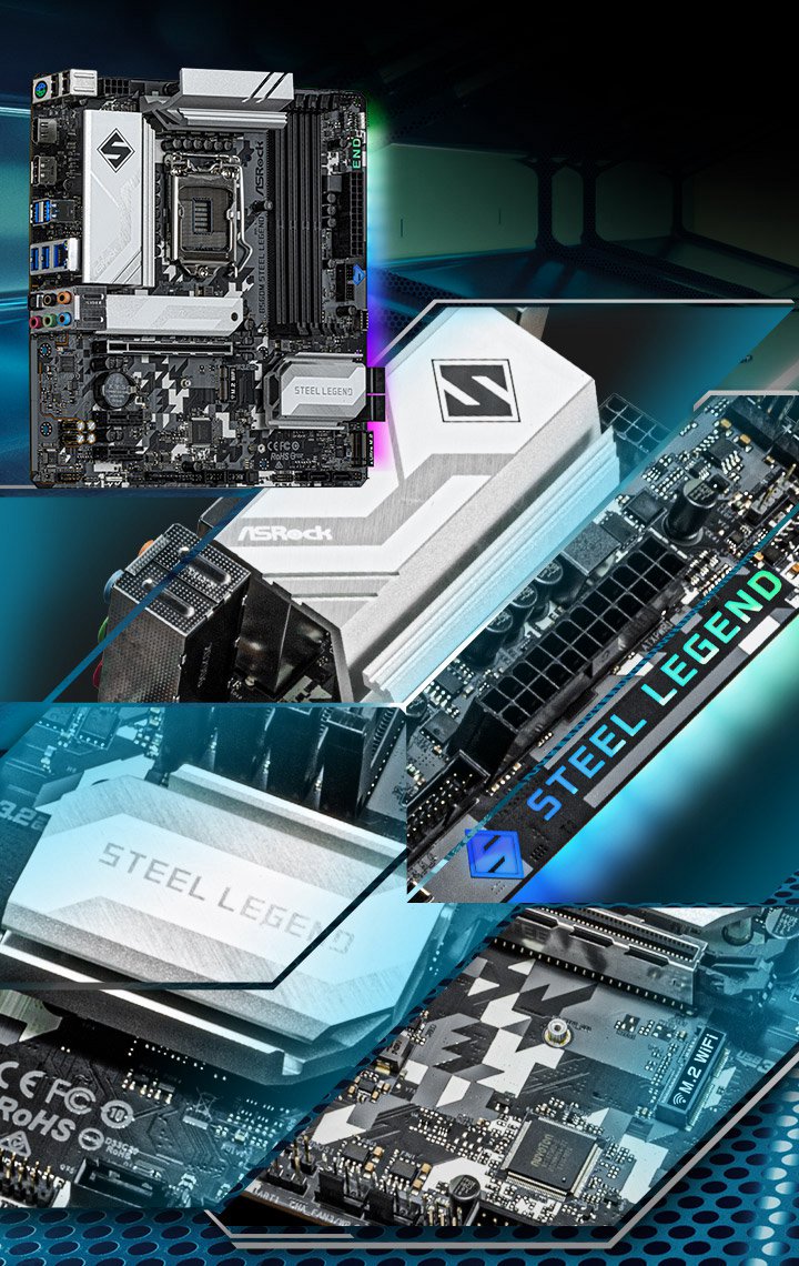 Motherboard Asrock B560m Steel Legend Computech Asrock Steel