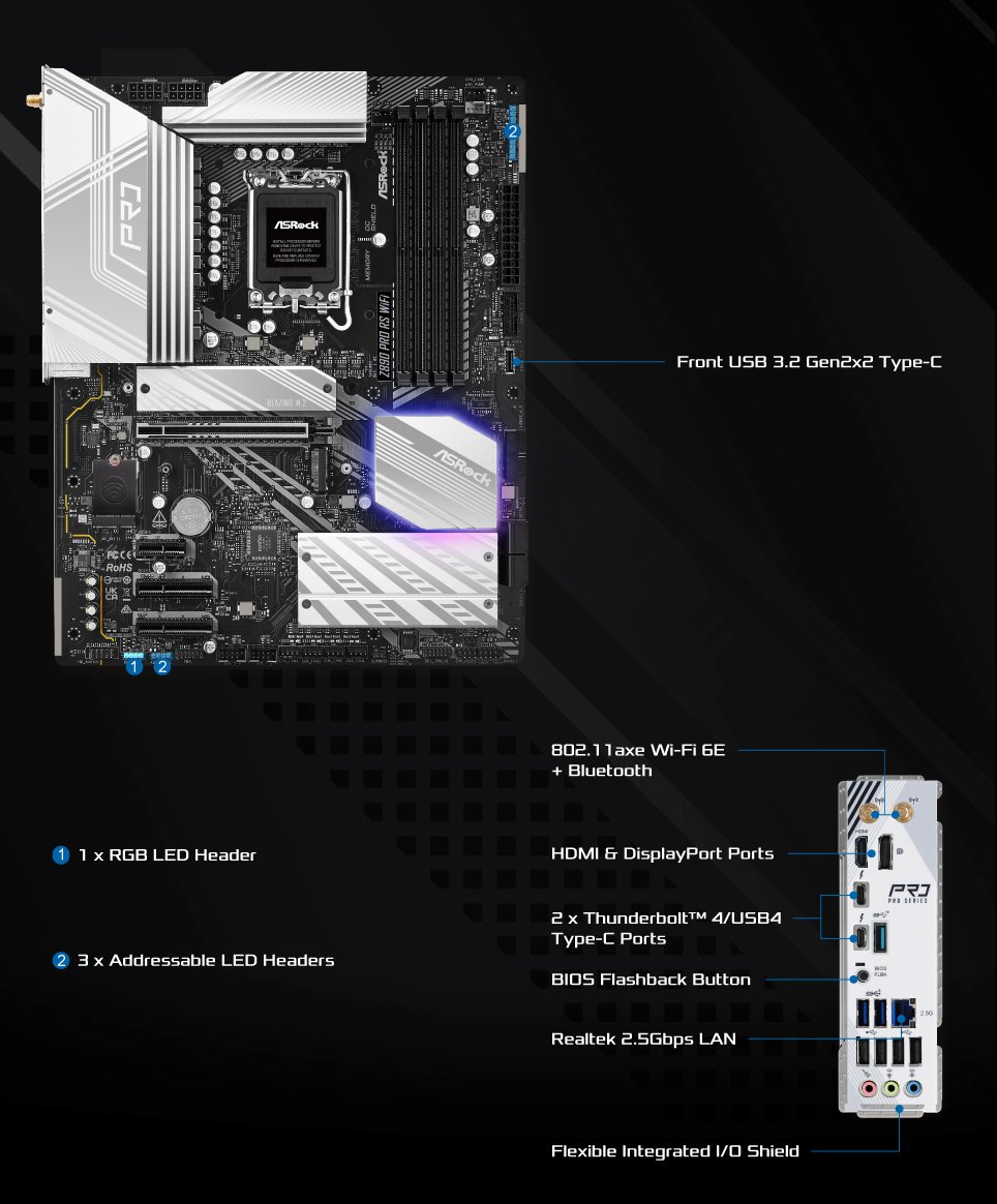 ASRock > Z890 Pro RS WiFi