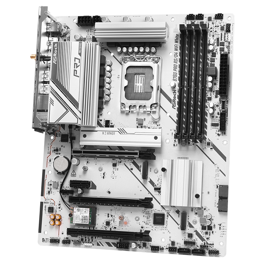 ASRock > B760 Pro RS/D4 WiFi White 