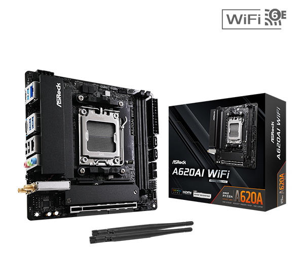 Asrock > a620ai wifi komponentko