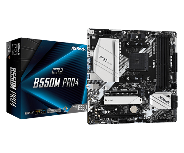 ASRock B550M Pro4 manufacturer reference photograph