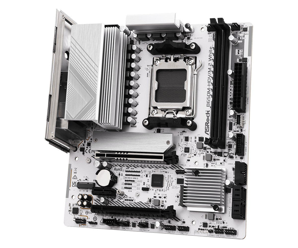 ASROCK B650M-HDV/M.2 WHITE