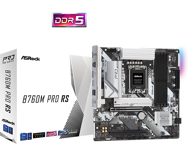 ASRock B760M Pro RS manufacturer reference photograph