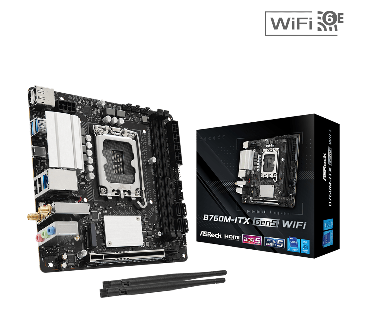 ASRock > B760M-ITX Gen5 WiFi