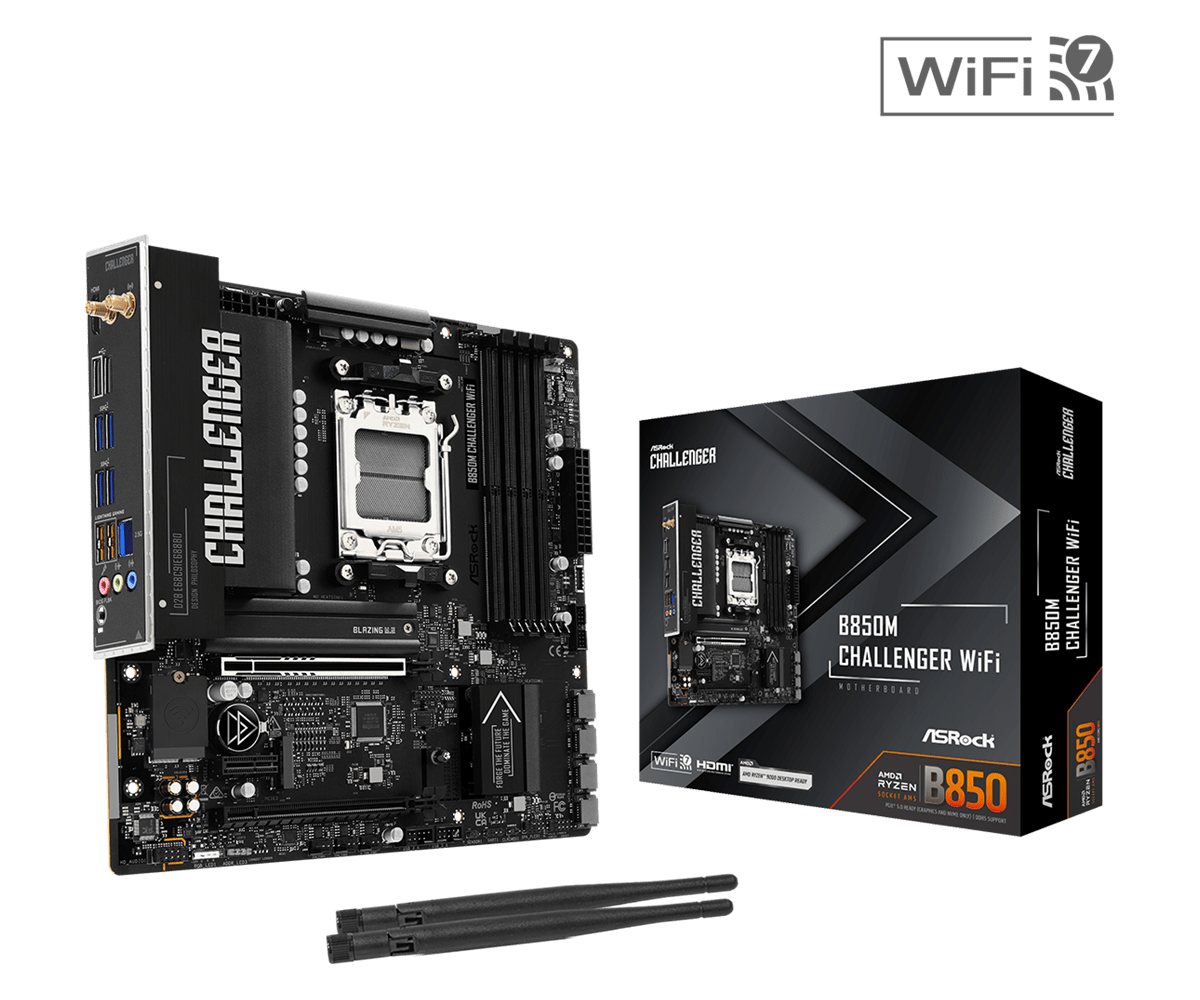 ASRock B850M Challenger WiFi 主機板