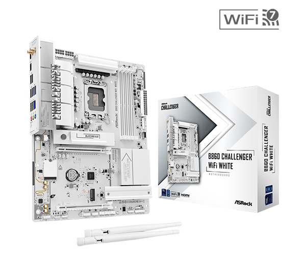 华擎科技 > B860 Challenger WiFi White