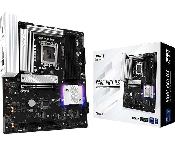 ASRock B860 Lightning WiFi DDR5 PCIe 5.0 ATX Motherboard LN155288 - 90