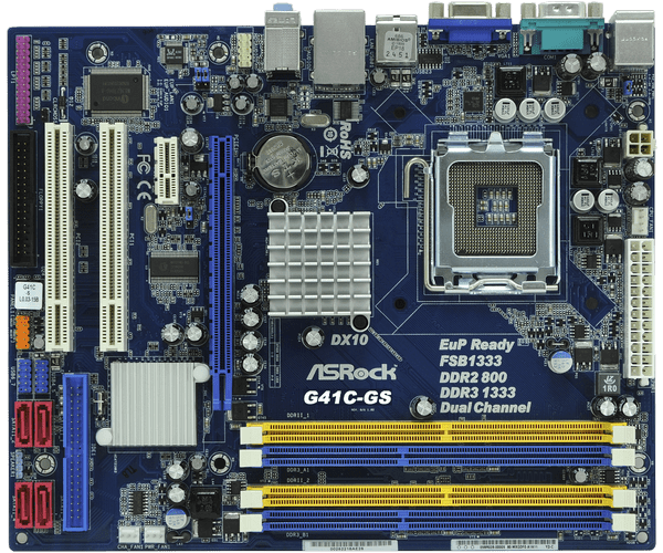 DDR3 LGA 775 Placa madre ASROCK G41M-VS3 rev 2.00 mATX 