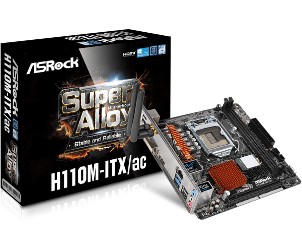 ASRock > H110M-ITX/ac