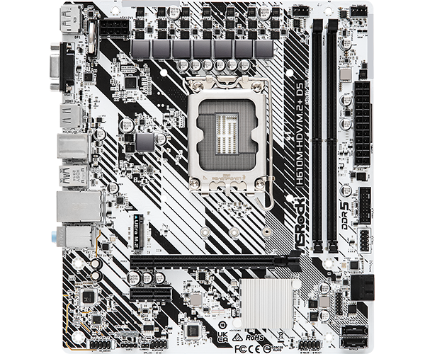 ASROCK H610M-HDV/M.2+ D5 WHITE