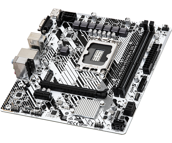 ASROCK H610M-HDV/M.2+ D5 WHITE