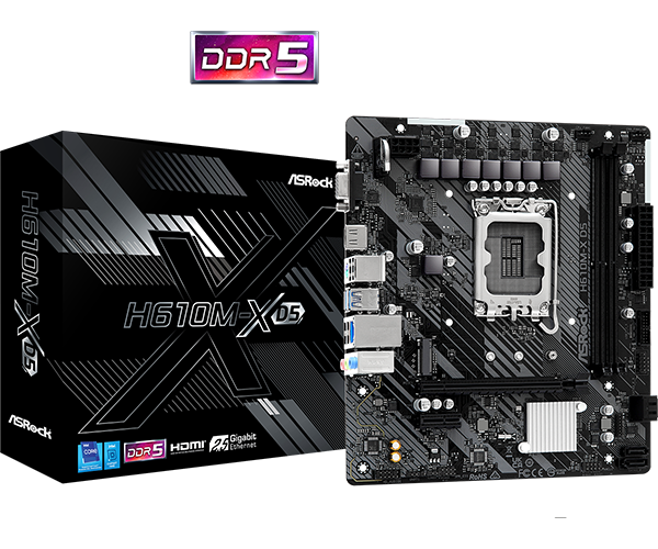 ASROCK H610M-X D5 Realtek 2.5G LAN