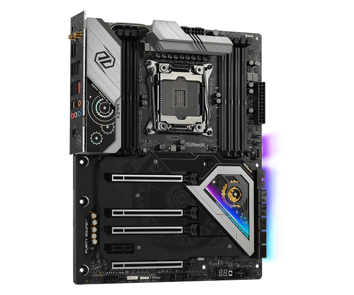 Asrock x299 taichi clx | intel x299 | lga 2066 | ddr4 4200+ oc | wi-fi 6 | 2. 5g lan | atx matična plošča 4 Asrock x299 taichi clx atx matična plošča z integriranim i/o ščitom