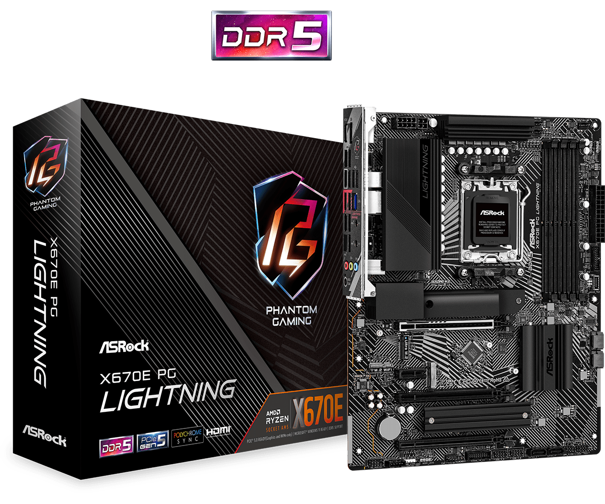 ASRock X670E PG Lightning manufacturer reference photograph