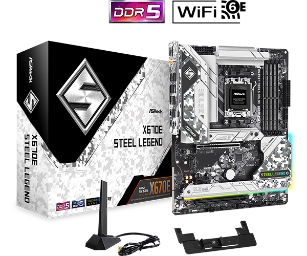 ASRock X670E Steel Legend manufacturer reference photograph