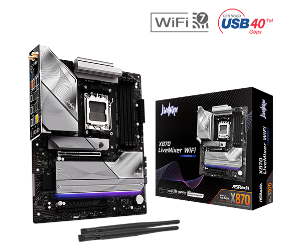 ASRock > X870 LiveMixer WiFi