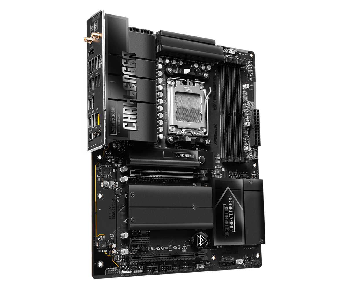 Asrock x870e challenger wifi zadnji i o priključki usb4 hdmi lan wifi