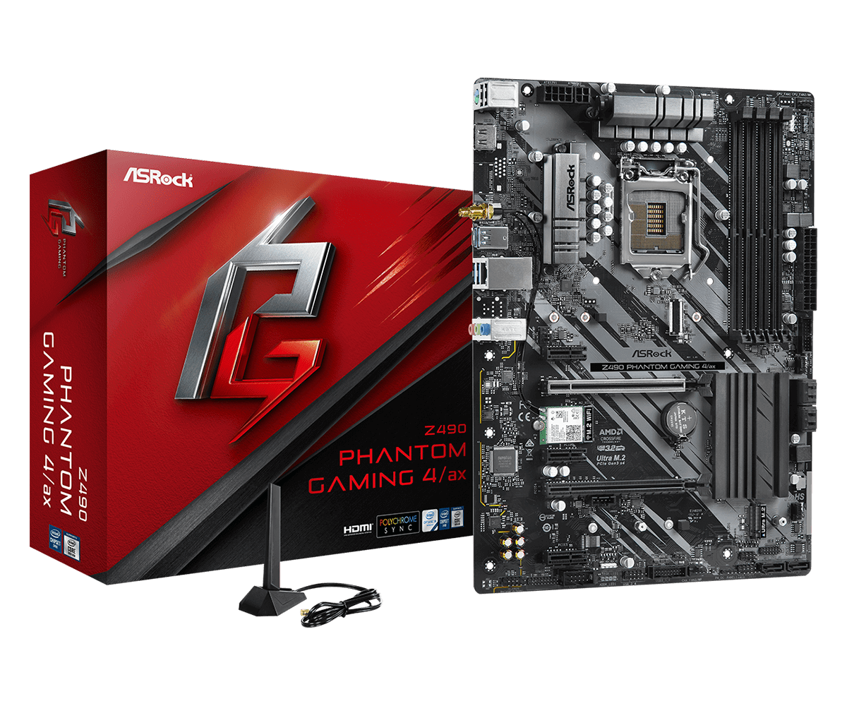 Placa Mãe ASRock Z490 Phantom Gaming 4/ax