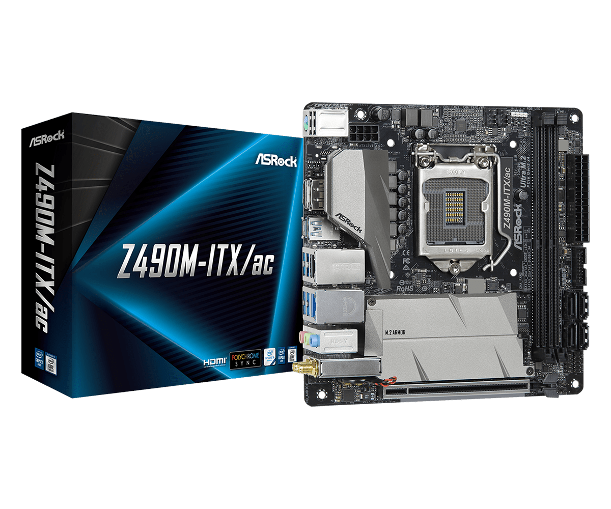华擎科技 > Z490M-ITX/ac