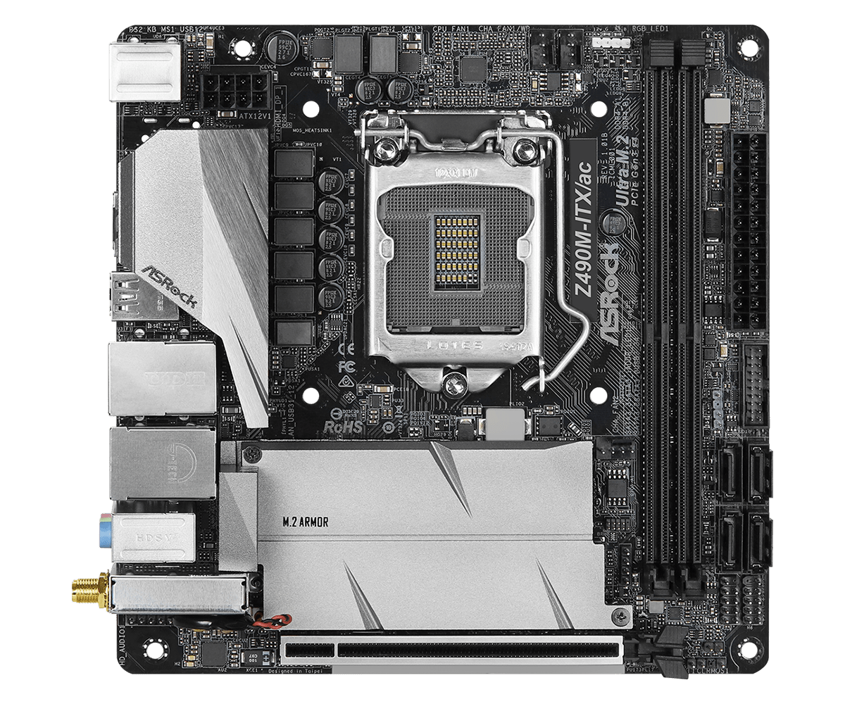 华擎科技 > Z490M-ITX/ac