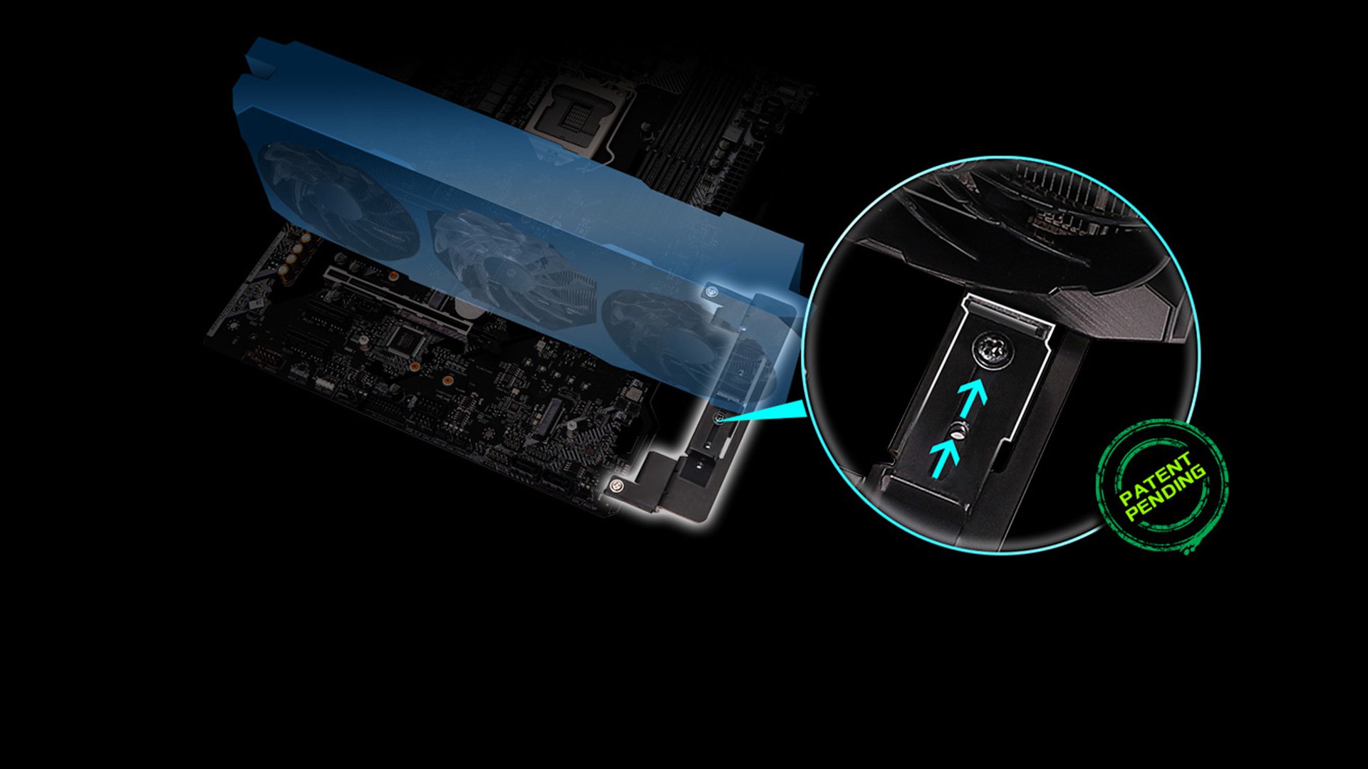 ASRock / Steel Legend Graphics Card Holder GPU Mounting Tech Junction