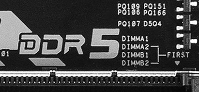 AM5 platform supports DDR5 Only, please follow DIMM slot priority for better performance