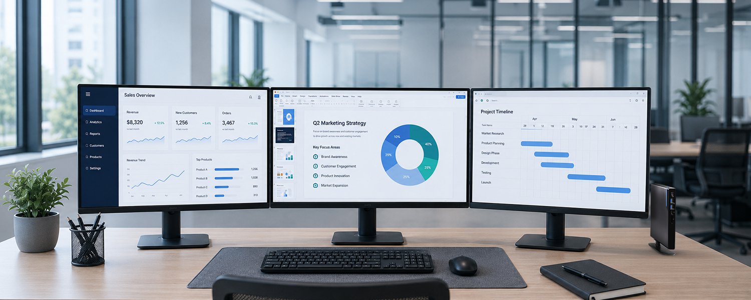 Expand Your View with Triple Display
