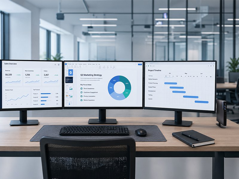 Expand Your View with Triple Display