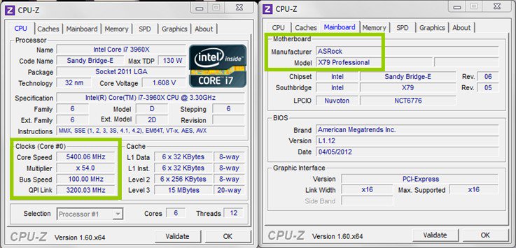CPU-Z Screenshot