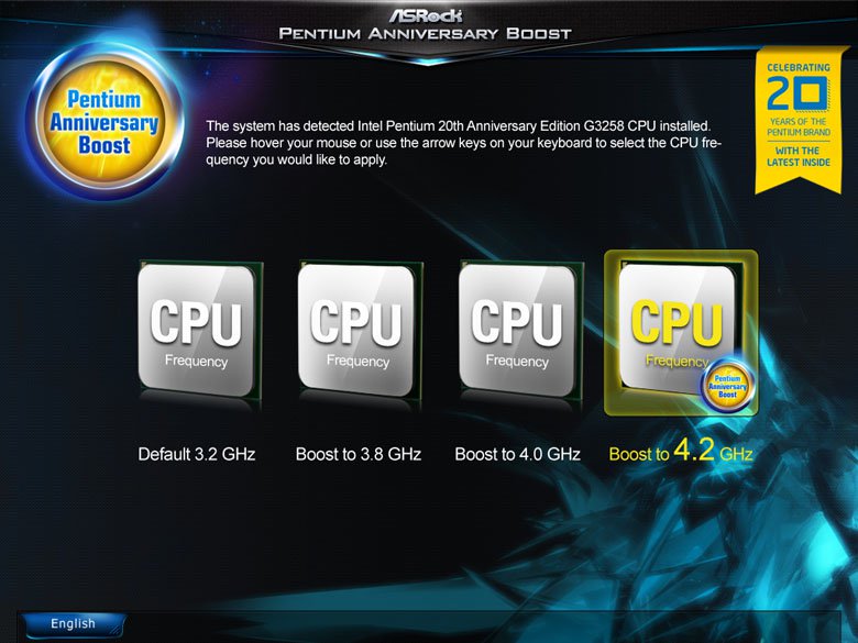 Pentium Anniversary Boost