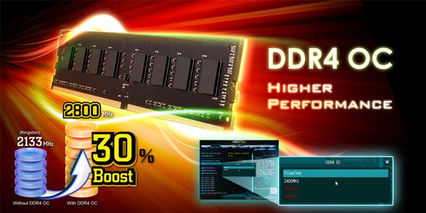 DDR4 OC 30% Boost