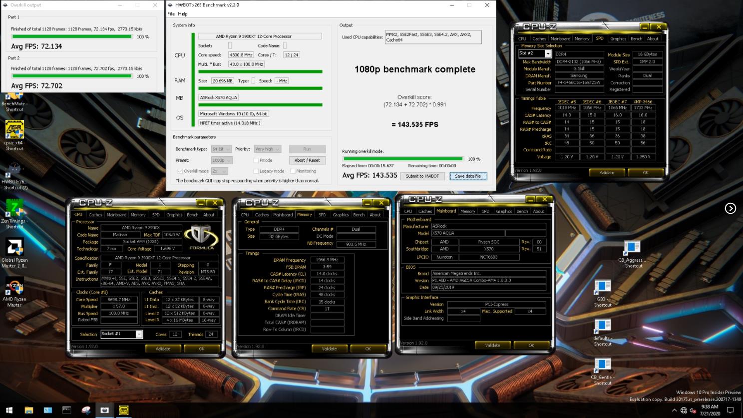 HWBOT X265 Benchmark-1080P Screenshot