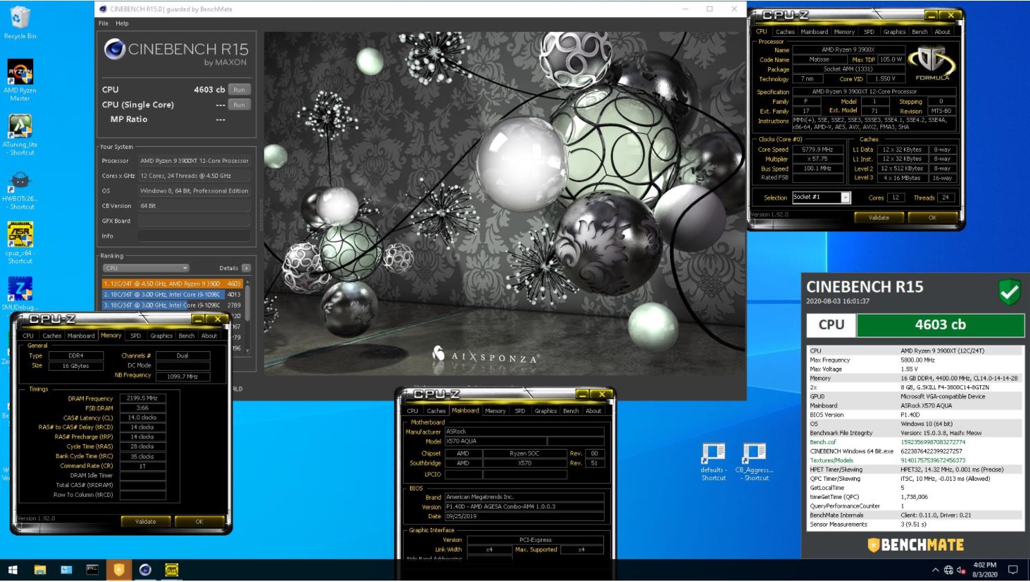 CINEBENCH - R15 Screenshot