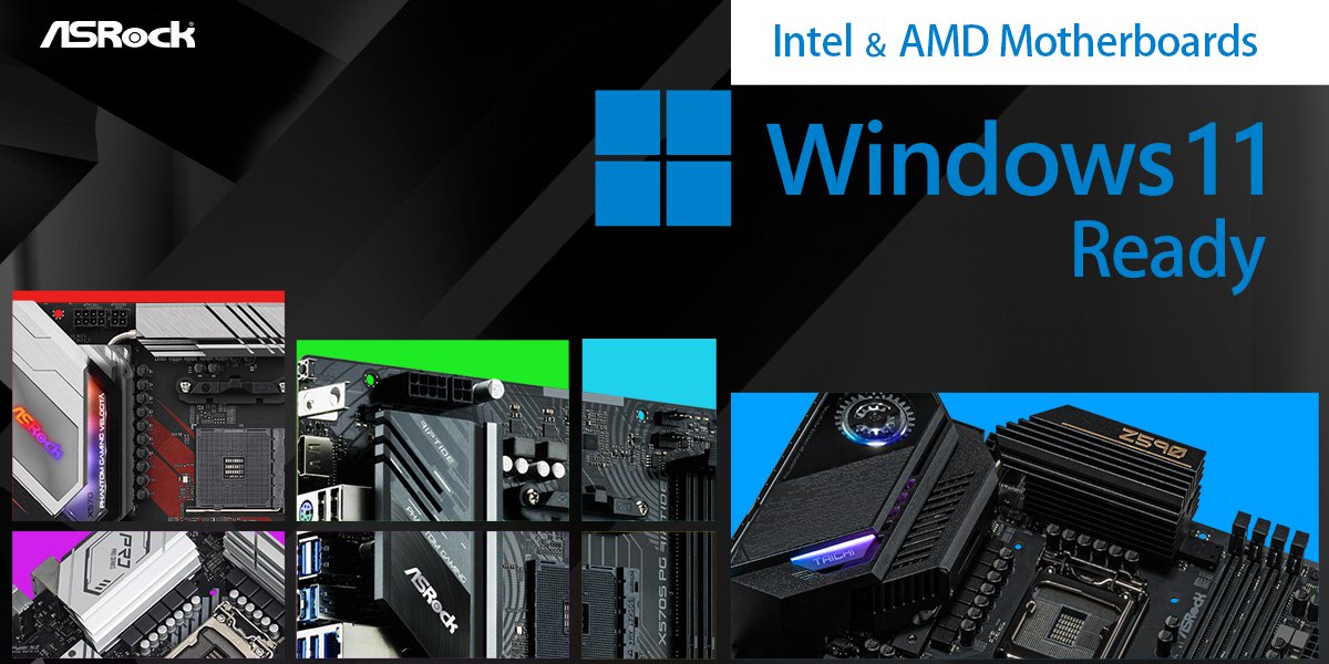 ASRock Reveals Windows<sup>®</sup> 11 Compatible Motherboards List-1