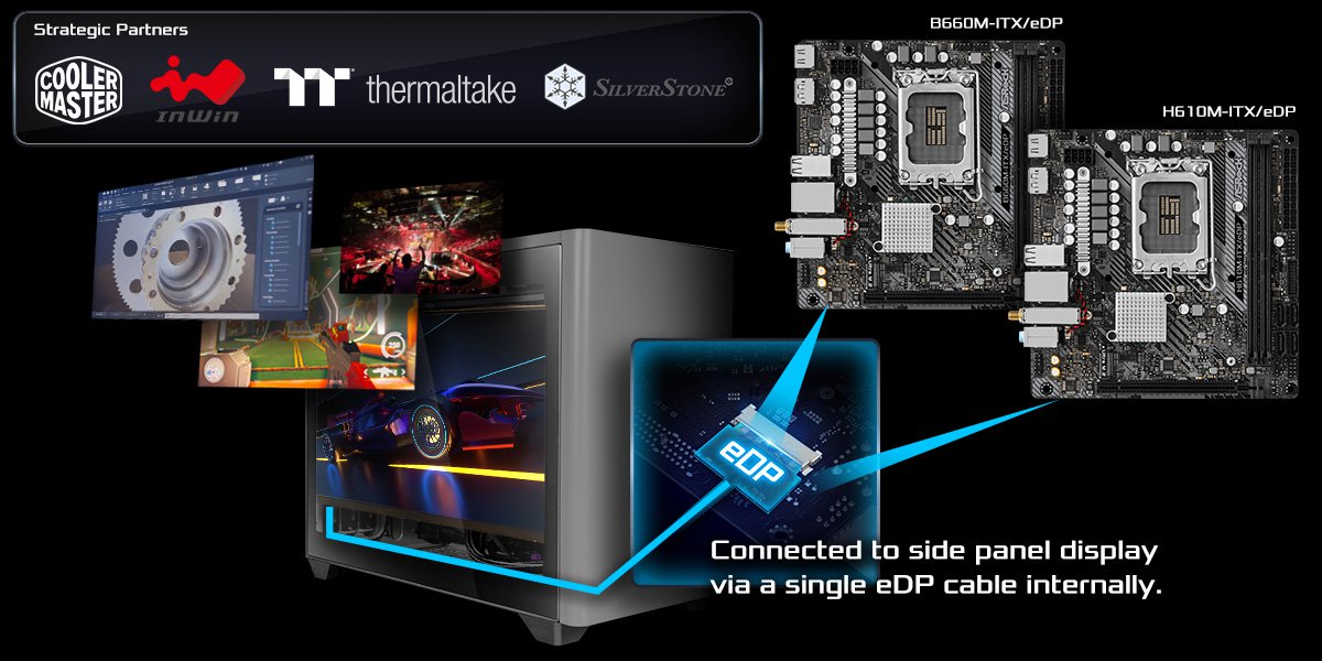 The World's First Motherboard with Built-in eDP Connector