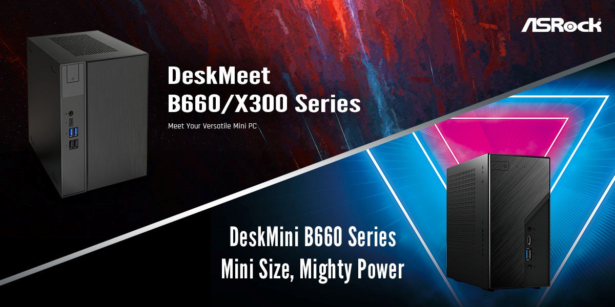 DeskMeet series and DeskMini B660 series are available right now