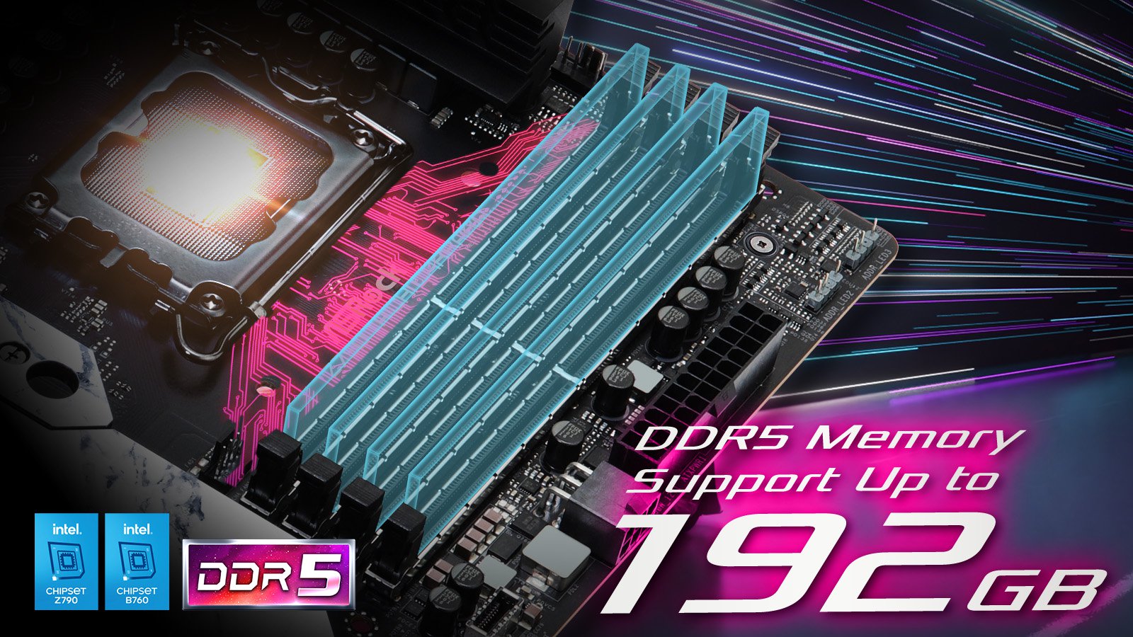 ASRock Intel<sup>®</sup> 700/600 Series Motherboards Now Support Memory Capacity up to 192GB!