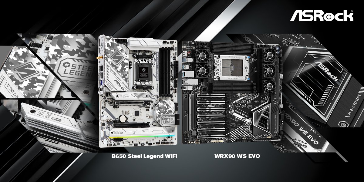 ASROCK dévoile 4 premières cartes mères X670 pour les CPU AMD RYZEN 7000