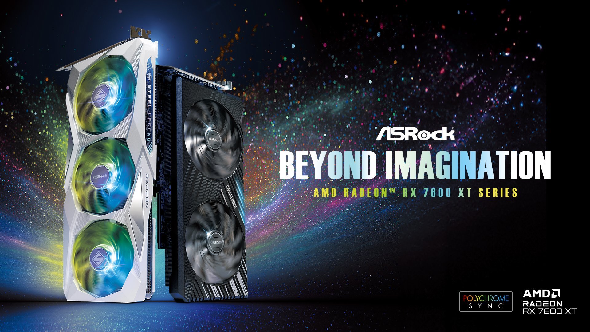 ASRock Unveils AMD Radeon™ RX 7600 XT Steel Legend and Challenger Series Graphics Cards