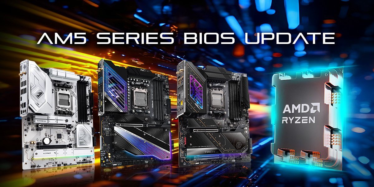 ASRock Announces BIOS Update to Improve System Stability and Address No-Boot Scenarios on AMD AM5 Platforms
