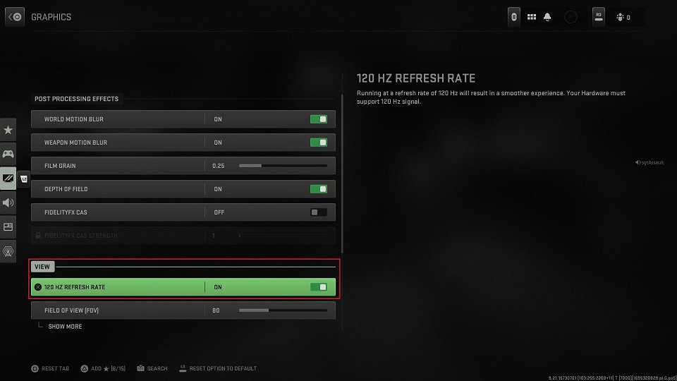 Modern Warfare 2 Beta PS5 120Hz Requires Workaround for Some